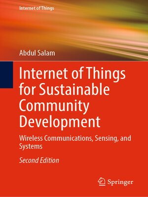 cover image of Internet of Things for Sustainable Community Development